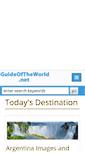 Mobile Screenshot of guideoftheworld.net