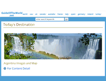 Tablet Screenshot of guideoftheworld.net